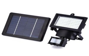 60 LEDS Solar LED Floodlight IP65 Outdoor White PIR Motion Sensor LED Flood Light Lamp for Garden Path Wall Emergency Lighting8464939
