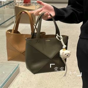 Sagniere di design Loeweelry di lusso di alta qualità per donne mini puzzle piega tote bag puzzle piega borsetta tote con logo originale 1to1 marchio