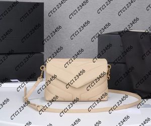 Luksusowa torebka torba na ramię designer szew skórzany metalowy łańcuch czarny klapka torba łańcuchowa