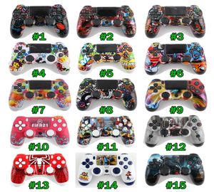 Nyare Bluetooth Wireless Controller för PS4 Vibration Joystick GamePad Game Handle Controllers för Play Station med logotyphandeln P4648155