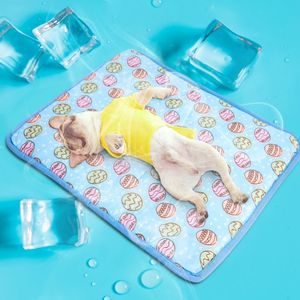 Super Cool Dog Mat Cooling Summer Pet Pad Maty Psy Psy Koty śpiące łóżko dla małego średniego dużego S M L 240416