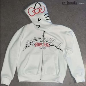 Y2K Hoodie con cappuccio in stile pigro retrò per donne quando è sciolto divertimento multipla con cappuccio con zip full zip y2k jache per felpa casual harajuku americano y2k camicia 8212