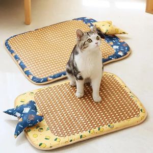 Dog Cooling Mat Cool Summer Pet Cold Bed Portable Foldable Blanket For Dogs Pets Supplies 240416