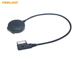 Feeldo Car Radio Media i MDI/AMI Bluetooth 4.0 USB -kabelladdadapter för Mercedes Audio Aux Cable #62151409625