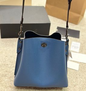 7a designer axelpåsar äkta läder hinkväska med mönster mode läder hobo handväska pil elegant solid crossbody väska