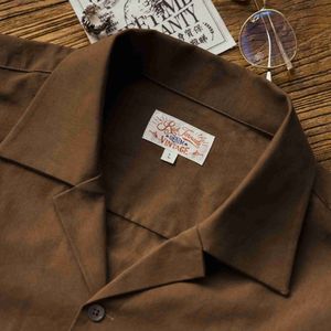 Camicie casual maschile ST-0050 grandi dimensioni americane di qualità genuina vintage con un appuntamento cubano collare cubano 100% cotone guayabera camicia 24416