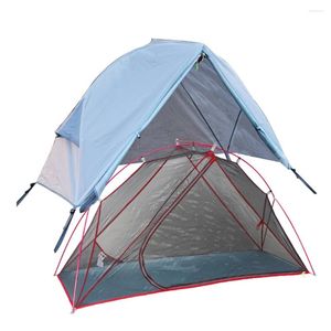 Tält och skydd utomhus utanför marktältet Portable Camping Single Person UV Resistant Används med säng vandringsöverlevnadsutrustning