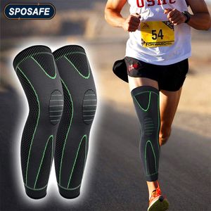 1PAIR SPORT Полный сжатие ног Коллетники коленные брекеты поддерживают защиту для тяжелой атлетики артрит