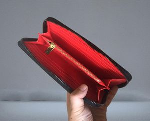 Style Red Paneled Spiked Clutch Women Patent Real Leather Mixed Color Hitets Bag Clutches Lady Long Purs med Spikes Men Wallets5009398