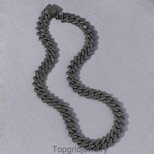 힙합 Domineering Collarbone Chain Neck Chain Mens 액세서리 트렌드 세터 과장 다이아몬드 모양 쿠바 체인