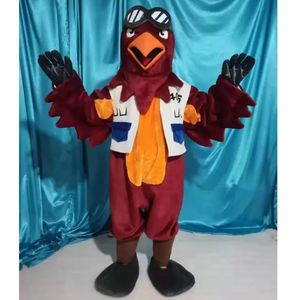 2024 Yeni Yetişkin Kartal Kuş Yetişkinler Maskot Kostüm Eğlenceli Kıyafet Takım Doğum Günü Partisi Cadılar Bayramı Açık Kıyafet Takım