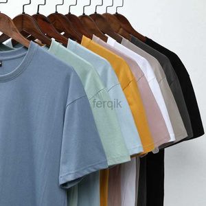 Men's Casual Shirts New Summer Mens Cotton Short Sleeve Tshirts Fashion High Quality Man T-shirts 24416