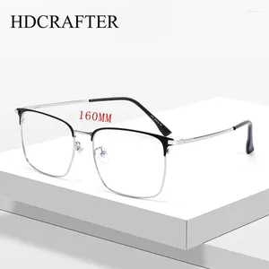 Óculos de sol Quadros hdcrafter Big 160mm Óculos de grandes dimensões moldura Men lentes ópticas de espetáculos masculinos micopia lentes ópticas de prescrição