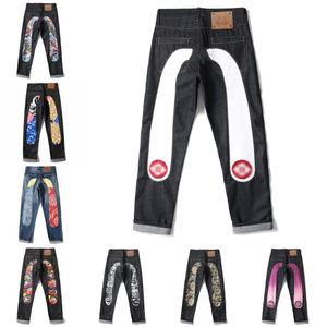 Lila Jeans Herren Designer Jeans Jeans Jeans Hosen Modehosen High-End-Qualität Straight Design Retro Streetwear Casual Jogginghose Waschen alte Jeans