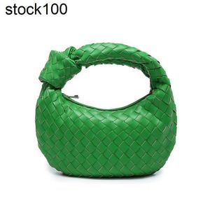 Bottegvenetas italy jodie women's handspag bag 2024 bag bag bag niche design handheld bag bag ox horn knotted