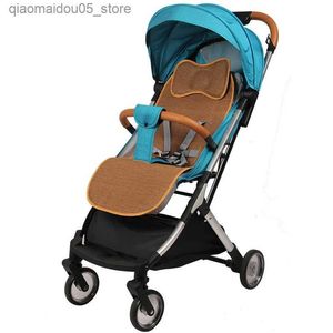 Stroller Parts Accessories Baby stroller cushion summer breathable Rattan cushion baby chair cushion colchoneta silla de paseo be cojin trona be sales Q240416