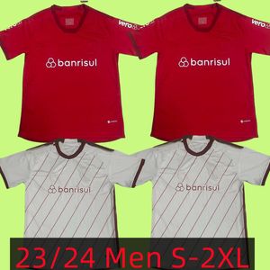 Jerseys de futebol 23/24 Brasil Home e Kit Away Match Team Treinando camisa de futebol vermelho