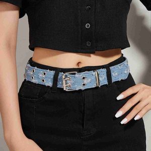 Waist Chain Belts Punk style star double breasted belt jeans workwear pants fashionable decorative belt corneye beltL240416