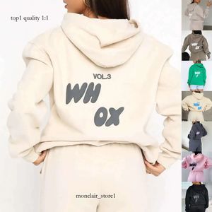 White Foxx Designer White Women Tracksuits 두 조각 세트 스웨트 셔츠 가을 여성 후드티 바지 스웨트 셔츠 숙녀 점퍼 여자 973 White Foxs hoodie0 912