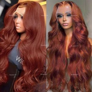 13x4 Brązowe przednie ludzkie peruki dla kobiet Darmowa wysyłka 360 Blueless 34 30 cali 4x4 Body Wave 13x6 HD Lace Frontal Peruka Al