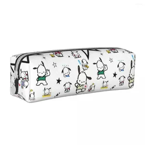 Pochacco Cartoon Pencil Cases Lovely Cute Dog Pen Bag For Student Large Storage Students School Cosmetic Pencilcases
