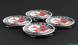4pcs 56/60mm Auto Wheel Center Hub Caps Umbrella Corporation Badge Emblem Aufkleber Aufkleber Aufkleber für BMW Audi Kia Ford Suzuki Lada8768311