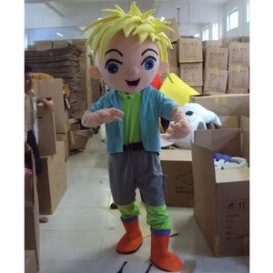 2024 Hot Sales Boy Mascot Costume Terno de Halloween Party Game Dress Round Halloween Adult News