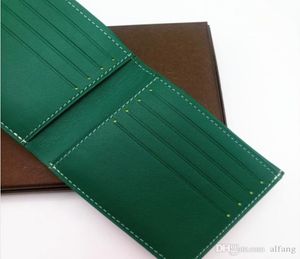 Designer di lusso in stile Paris Mens Famous Uomini Piccolo portafoglio tela rivestita con vera pelle multipli portafogli bifold corti borse Wi8381164