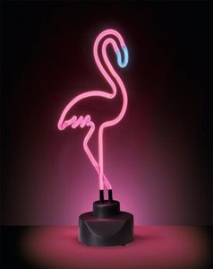 Flamingo Neon Light Desktop Real Glass Bar Segno Design Light Neon Neon Sign Sculpture Decor Halloween Gift1559242