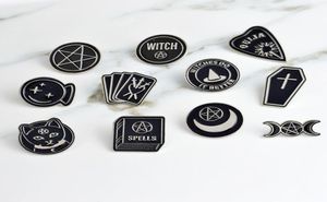 Häxor gör det bättre häxa ouija stavar svart månstift tillbehörsmärken brosches lapel emalj pin ryggsäck bag7159439