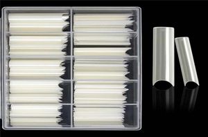 Mininhas de unhas quadradas cônicas Kits Acessórios Fornecedor 200PCSBox Tamanho longo