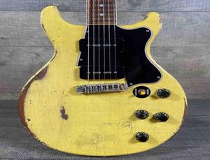 En pice body en bit nacke åldrad elektrisk gitarranpassad relikgitar8963805