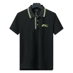 Mens Polo Shirt Mens Sports Fashion Horse T-shirt Casual Mens Golf Summer Polos Shirt Embroidery High Street hip hop trend bestselling short sleeve D48