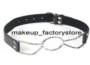 Massage Leather Sex Toys Ring Gag Flirting Open Mouth With Oring under Sexual Bondage BDSM Rollplay och Erotic Play för vuxen för C1250941