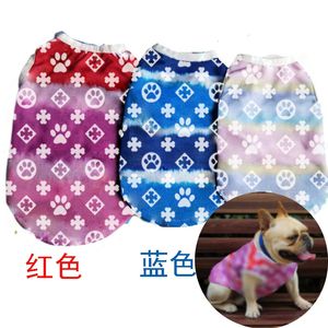 Pet Dog Roupas fofas para cães pequenos Dólar impressão primavera de pupção de cachorro Camise