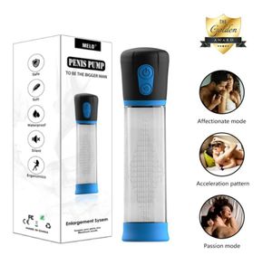 Massage Electric Penis Pump Man Masturbator Penis Extender Penile Vacuum Pump Penis Vuxen Produktförstoring Enhancer Sex Toys F8237025