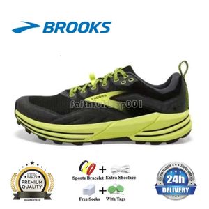 New Designer Brooks Cascadia 16 Mens Running Shoes Hyperion Tempo Triple White Mesh Fashion Trainers Outdoor Men Sports Casual Sports Runging Walking 470