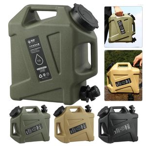 Vattenflaskor 12L campingbehållare BPA Gratis lagringsbärare bärbar stor kapacitet utomhus vandringstillbehör