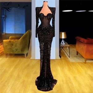 2024 Najnowsze modne modne sukienki wieczorowe Bliski Wschód długie rękawy Suknie imprezowe Vestidos de Soiree 322