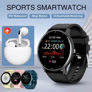 Zegarki LIGE 2023 NOWOŚĆ MĘŻCZYZN SMART WATCH AKTYWNOŚĆ W czasie rzeczywistym Tracker Monitorowanie tętna Sport Kobiety Smart Watch Mężczyźni zegar dla Androida iOS