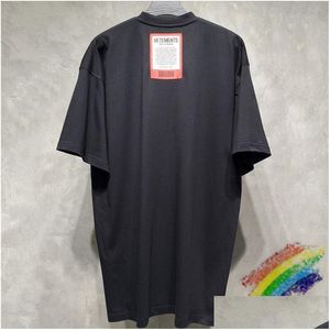 Mens T-Shirts 2021SS Ağır Kumaş T-Shirt 1 Yüksek Kaliteli Büyük Boy Tees İşlemeli Etiket Damla Dağıtım Giyim Giyim Polos Othr5