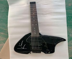 Chitarra elettrica nera creata personalizzata Guitar Guitar Tremolo Bridge Black Hardware China Guitar2139587