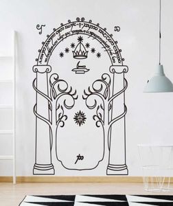 Film Decal Mines of Moria Door Kids Room Decoration Nursery Interior Adesivi per pareti Boys Dormitory Decor Home Home Y747 2106158178308