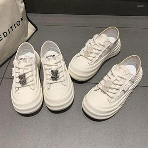 Casual Shoes Low Top Punching Two Wear the Star Bear Liten White Explode Dissolve thunt-1533