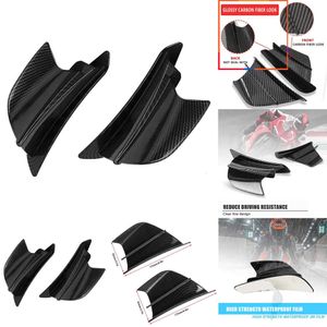 2024 Motorcycle Winglet Aerodynamic Wing Kit Spoiler For Yamaha Kawasaki Honda BWS RS JOG JOE GP H2/H2r Scooter Fairings Acces