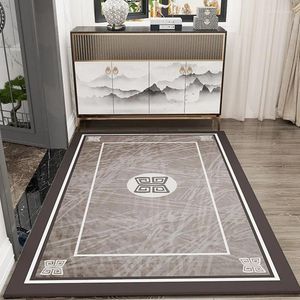 Carpets Entrance Doormats Chinese Carpet Style Wear-resistant And Dirt-removing Mat Diamond Fleece Absorbent Non-slip Vacuuming Rug