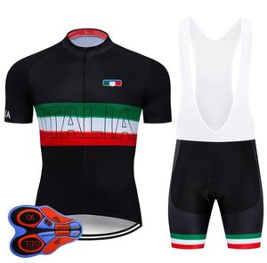 2020 Pro Team Italia Cycling Cloting 9D Set MTB موحدة للدراجة الصيف الدراجة الجافة الجافة القميص Mens Short Maillot Culotte5958255