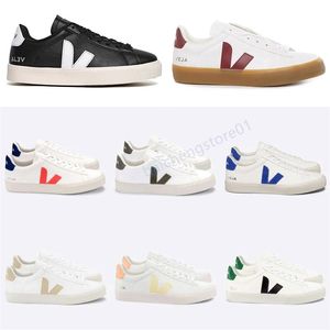 2024 Classic French Brazil Green Low-carbon Life V Organic Cotton Flats Platform Sneakers Women Casual Classic White Designer Shoes Mens Loafers 36-45 b4