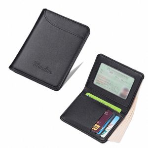 men Wallet Short Skin Wallets Purses PU Leather Mey Clips Thin Wallet For Men Purses n6rs#