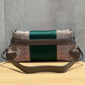 Unterarmtasche, Horsehead -Umhängetasche, Geldbörse, Crossbody -Tasche, reine Lederhandtasche von Frauen, Kettenbrieftasche, Women -Tasche für die Kokus, Klappe